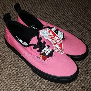 NWT Hot Pink Canvas Slip On Vans w/ Box